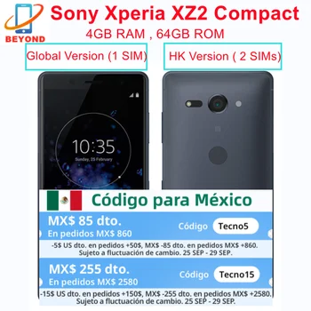 Sony Xperia XZ2 Compact 64GB ROM С одной SIM-картой H8314 с Двумя Sim-картами H8324 5,0 