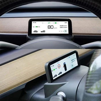 4,6-дюймовый / 5,16-дюймовый интеллектуальный ЖК-дисплей, отображающий скорость, подходит для приборной панели Tesla Model Y / 3