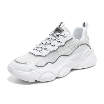 2023 Спортивные белые кроссовки Мужская роскошная обувь на воздушной подушке, комфорт для отдыха, Дышащая обувь для спорта на открытом воздухе Tenis Masculino