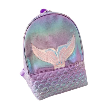 Школьный рюкзак для девочек Caziffer, повседневный рюкзак-русалка, подростковая блестящая многоцелевая школьная сумка с принтом для путешествий на открытом воздухе
