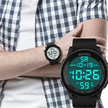 Новые роскошные спортивные часы Для мужчин, аналоговые Цифровые военные спортивные часы, светодиодные водонепроницаемые наручные часы, подарок для мужчин 2023 Relogio Masculino