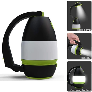 Портативный фонарь для кемпинга, Наружный поисковый фонарь, домашняя настольная лампа, USB светодиодный фонарик, Складной аварийный фонарик