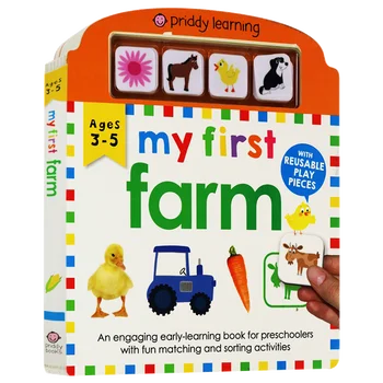 My First Play and Learn Farm, Детские книги 3 4 5 6 лет, Английская книжка с картинками, 9780312530099