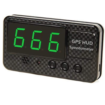 Автоматический автомобильный GPS-спидометр, компас, 3-дюймовый проектор скорости, сигнализация превышения скорости для головного дисплея Спидометра