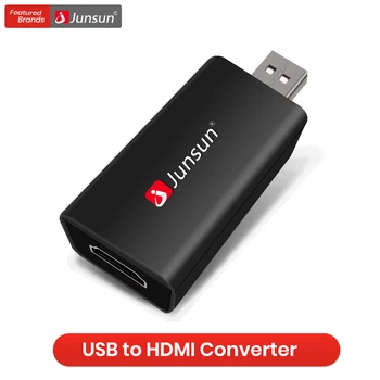 Junsun USB-HDMI-совместимый Порт Адаптера Для Проецирования Видео и аудио Экрана С ПК TV Для Junsun Autoradio DVD