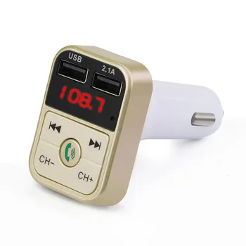 FM-передатчики ЖК-MP3-плеер USB Зарядное устройство USB Bluetooth адаптер для автомобиля Беспроводной Bluetooth FM-передатчик Бесплатная доставка Товаров