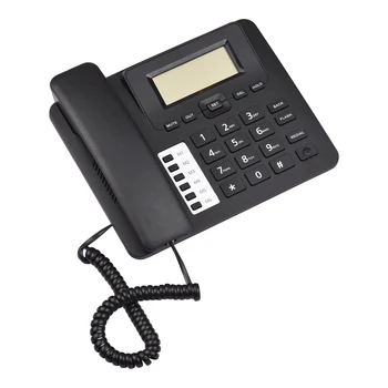 Проводной телефон Стационарный телефон Телефон DTMF/FSK Двойная система Громкой связи/Повторный набор/Вспышка/Быстрый набор/Регулятор громкости звонка Встроенный IC