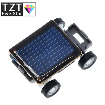 Игрушки на солнечной батарее для детей, самая маленькая мини-машинка на солнечной энергии, обучающая игрушка на солнечной батарее, ABS, прямая поставка 2019