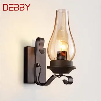 Внутренние Настенные Светильники DEBBY Ретро-Светильники LED Classic Creative Loft Lighting Бра для Дома