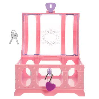 Коробки для игрушек Детские украшения винтажный пластиковый органайзер для хранения игрушек на память Сокровища принцессы для девочек