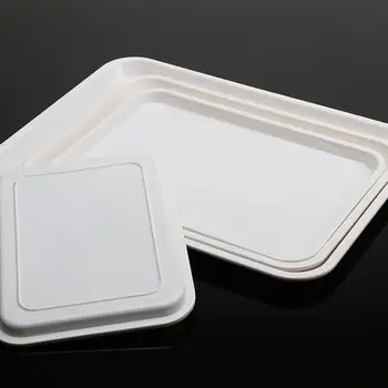 Пластиковый лоток, уникальные подносы для подачи еды, привлекательный поднос для чая, сверхпрочный пластиковый поднос, не содержащий BPA