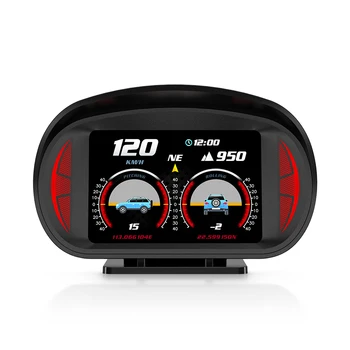 1штЖК-инструмент Запчасти для автомобиля Функция режима GPS Датчик HUD Черный Автомобильный головной дисплей Электронные компоненты