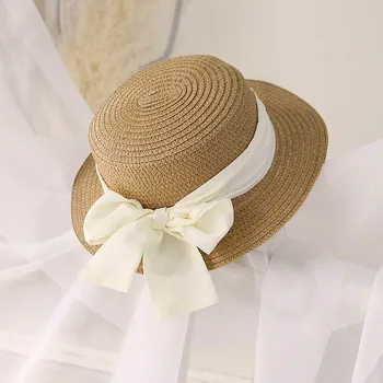 Регулируемые пляжные шляпы Citgeett с летней вышивкой и защитой от солнца для девочек 2-6 лет
