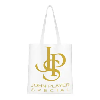 Смешные команды JPS Джон плеер хозяйственные сумки многоразовые специальная группа продуктов холст сумка-шоппер на плечо 