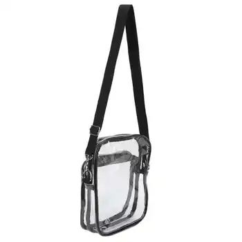 Прозрачная сумка-мессенджер на молнии, прозрачная сумка через плечо для путешествий