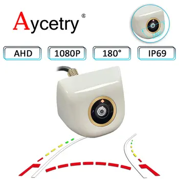 Универсальная 180-градусная камера заднего вида AHD 1080P, 4-контактная камера ночного видения, видимая камера заднего вида автомобиля, видимая камера заднего вида автомобиля
