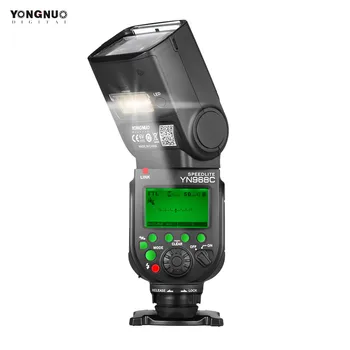 Беспроводная TTL вспышка Speedlite YONGNUO YN968C для цифровых зеркальных камер Canon 1/8000 s HSS Со встроенной светодиодной подсветкой, Совместимой с YN622C YN560