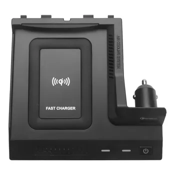 Автомобильное беспроводное зарядное устройство QI Зарядное устройство для телефона Чехол для зарядки для Mercedes Benz W205 C Class AMG C43 C63 X253 GLC Class