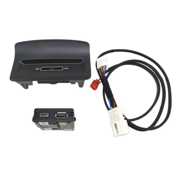 Разъем USB Type-C для задних сидений автомобиля, USB-адаптер Armerst для Kodiaq Karoq 5QD 035 726 L