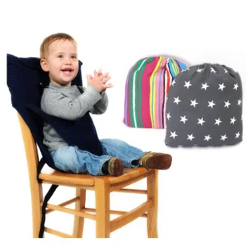 1 шт. Портативное складное хлопковое детское сиденье, сумка для обеденного стула, чехол для детей, ремень безопасности, ремень для кормления, Переноска для стульчика для кормления, Хранение