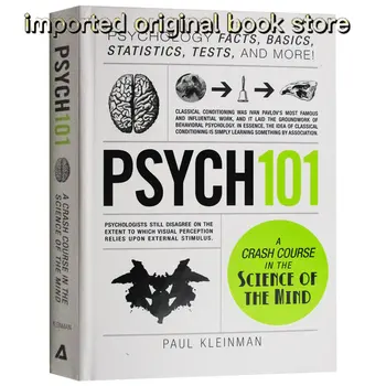 101 Серия Psychology Psych 101 Psychology Английское издание, Книги по психологии, английские Книги, Английские Романы