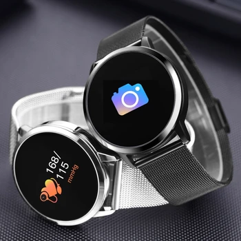 2021 Новые умные часы с экраном, пульсометр, смарт-часы для спорта, фитнеса, мужчин, женщин, носимых устройств для IOS Android