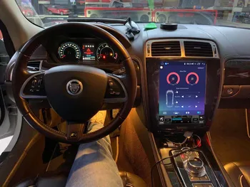 Вертикальный экран Tesla Android 12 Интеллектуальная система для Jaguar XK XKR-S 2006-2013 Автомобильный радиоприемник Мультимедийный плеер GPS Навигация Carplay