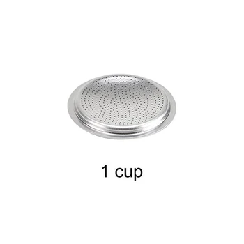 Запасные части для Moka Pot Прокладка из нержавеющей стали Фильтровальная пластина Многоразового использования Металлическая Корзина для фильтра для кофе Эспрессо для кофеварки