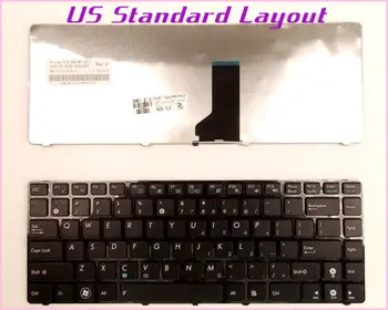 Новая клавиатура с американской Раскладкой для ноутбука ASUS X42D X42F X42J X42N X44 X44C X44HR X44L X44LY X44H X44HY С ЧЕРНОЙ РАМКОЙ