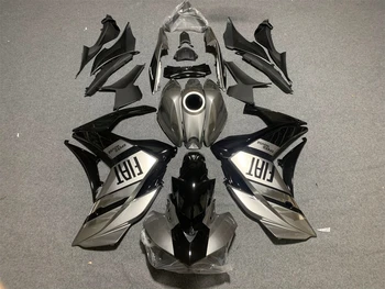 Комплект Мотоциклетных Обтекателей для Yamaha R25 15-18 Лет R3 2015 2016 2017 2018 Обтекатель Серый Черный