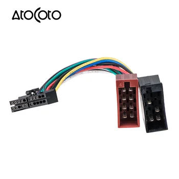 Соединитель жгута проводов AtoCoto, адаптер для автомобильного CD-DVD-радио Jensen Parrot, аудио-стерео, Стандартный 20-контактный Штекерный кабель стандарта ISO