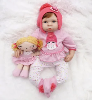 55 см, реалистичная отделка, Bebe Reborn, Милая кукла для тела из силиконовой виниловой ткани, Игрушка Ручной работы для девочек, Рождественский Подарок