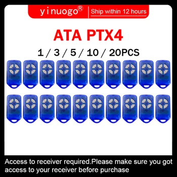 НОВЫЙ ATA Securacode PTX4 Пульт Дистанционного Управления Открыванием Гаражных Ворот 433,92 МГц ATA PTX4 Беспроводной Передатчик Гаражных Ворот с Дистанционным Управлением