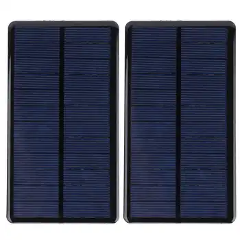 2шт Мини-солнечная панель Модуль платы эпоксидной батареи Электронный компонент 6 В 210 МА Солнечная панель