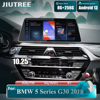 Android 13 Автомобильный Радиоприемник Для BMW 5 Серии G30 G31 G38 2018 2019 EVO Carplay GPS Навигация Carplay Стерео Автомобильный Мультимедийный Плеер