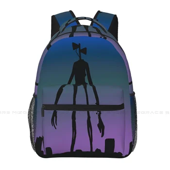 Рюкзаки Siren Head Повседневная студенческая школьная сумка с принтом, Женские Мужские дорожные сумки, рюкзак для ноутбука