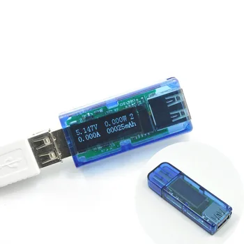 Тестер USB3.0 Высокоточный USB-амперметр 0,91-дюймовый OLED-детектор емкости аккумулятора