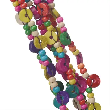 Ожерелье ручной работы с разноцветными бусинами, многослойные женские топы для ежедневного ношения в этническом стиле, Прочное, легкое, ручной работы