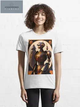 Visions of a mad robot engineer 352023 новые футболки с модным принтом одежда для женщин
