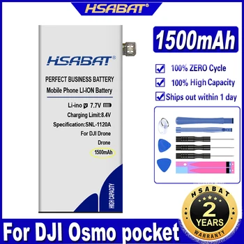 Аккумулятор HSABAT Osmo pocket емкостью 1500 мАч для DJI Osmo pocket Batteries