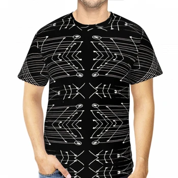 Черно-белая футболка из полиэстера с 3D принтом Tribal, Мужская футболка African Mud Tribal, женская футболка для спортзала с коротким рукавом, Оверсайз