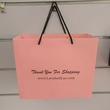 500 шт./лот Изготовленная на заказ мода Спасибо Бумажный пакет для переноски Сумки для покупок в розничном магазине с логотипом для магазина одежды