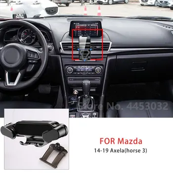 Гравитационный Автомобильный Держатель Мобильного Телефона Mazda 3 Axela 2014 2015 2016 2017 2018 2019 Крепление На Вентиляционное Отверстие GPS Подставка Автомобильные Аксессуары