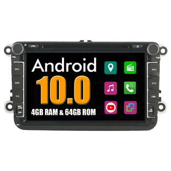Для Skoda Fabia MK2 2007-2013 Android 10 Автоаксессуары Радио DVD GPS Навигация Навигатор Медиа Bluetooth головное устройство CarPlay