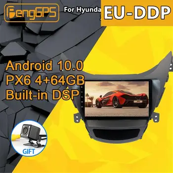 Для Hyundai Elantra I35 avante Android Радио 2011-2015 Автомобильный мультимедийный Плеер Стерео PX6 GPS Навигация Головное устройство Авторадио Аудио
