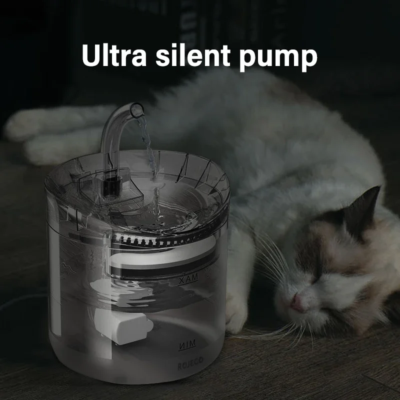 Автоматический дозатор циркулирующей воды без вилки, бесшумный дозатор воды для собак, миска и кормушка для кошек