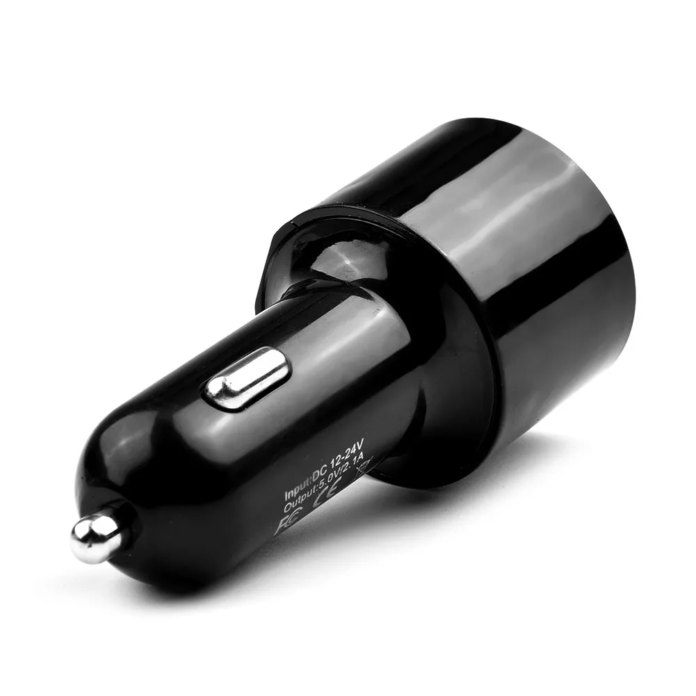 Автомобильный Bluetooth Беспроводной FM-передатчик ABS ЖК-цифровой дисплей MP3-плеер 2-USB зарядное устройство Комплект громкой связи