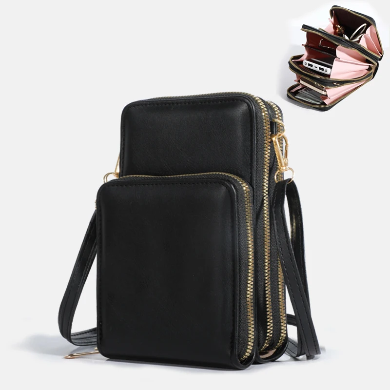 Женская сумка, роскошная сумка, сумки через плечо из искусственной кожи большой емкости, кошельки, держатели карт, кошелек для мобильного телефона, женская сумка-мессенджер