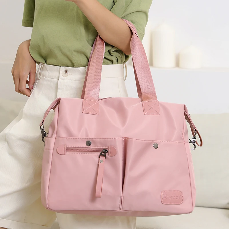Женские нейлоновые сумки большой емкости, сумка через плечо, высококачественные Женские сумки-мессенджеры, модные дизайнерские Женские Водонепроницаемые сумки-тоут