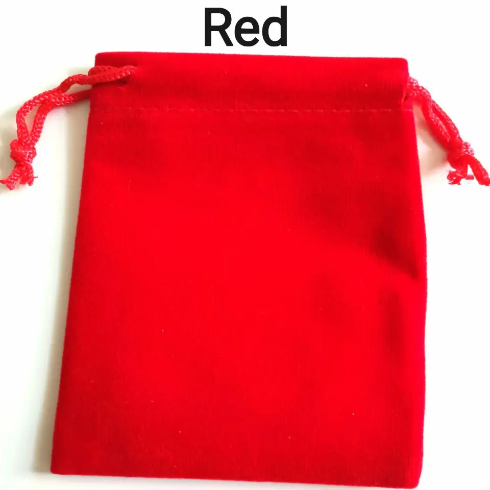 Красные и черные мешочки Подарочные пакеты Фланелевая сумка на шнурке Упаковка Бархатная сумка для ювелирных изделий Оптовые Поставки рождественских сумок для подарков
